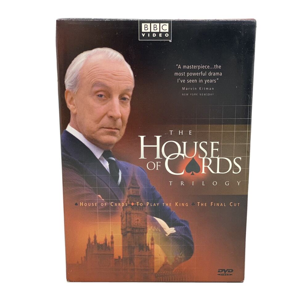 Ian Richardson - House of Cards Trilogy DVD Set 2003 BBC America TV Series Drama